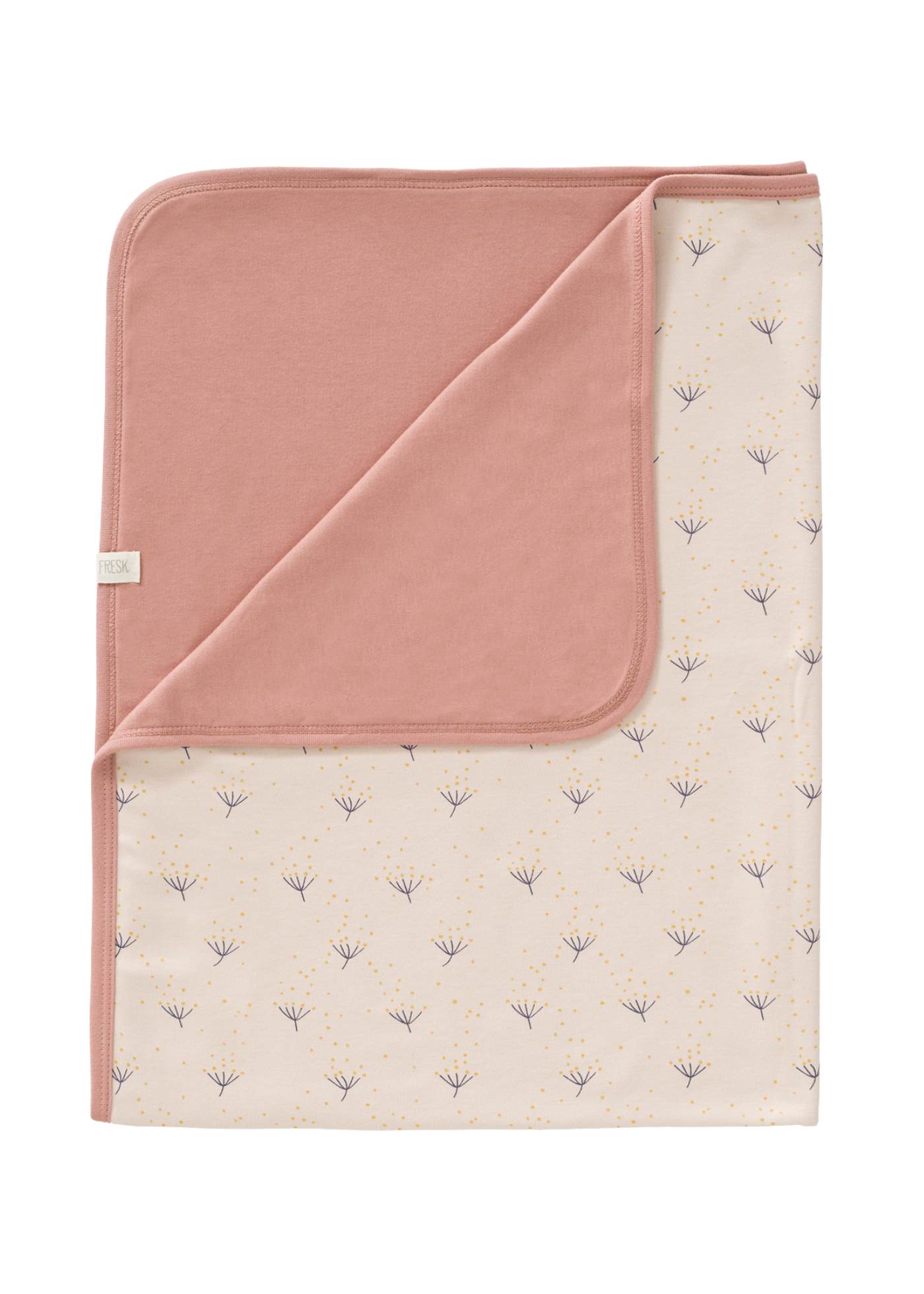 Sac de Dormit Nou-Nascuti Roz cu Imprimeu Papadie din Bumbac Organic 60 cm - 0.7 TOG F705-12 Fresk