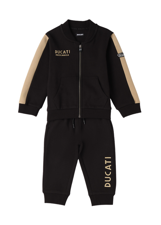 2 Piece Tracksuit Black Sweatshirt and Long Pants G.F602/00 col 0658 Ducati