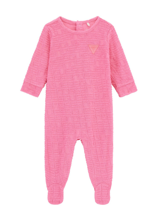 Salopeta Lunga Roz din Bumbac H5YW09 KBU64 G6N3 Guess