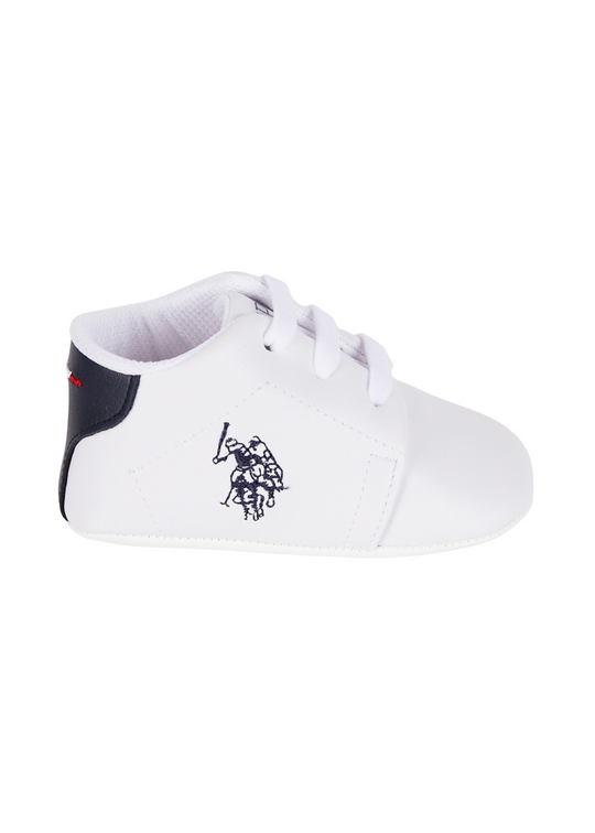 Pantofi Sport Alb cu Bleumarin cu Siret Elastic USB1308 Us Polo Assn