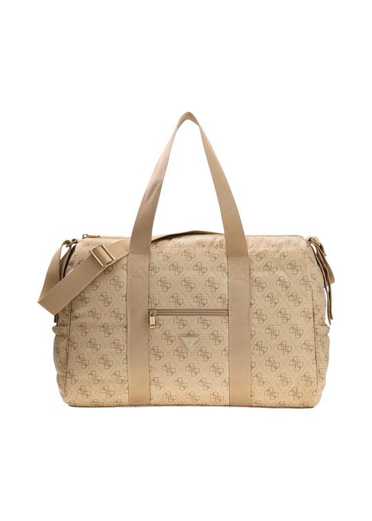 Geanta Maternitate Bej cu Monograme H5BW18 WFTO0 G1F7 Guess