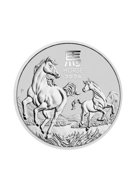 Moneda Argint 15.55 g + Capsula art 201385 – Lunar III Horse Silver Coin | 2026 (Australia)