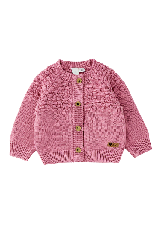 Cardigan Tricotat Frez din Bumbac pentru Fetite 4.H090/00 – iDO