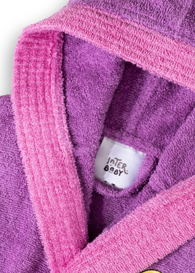 Halat de Baie Violet 2-4 Ani 00515-T2-4-32 Interbaby