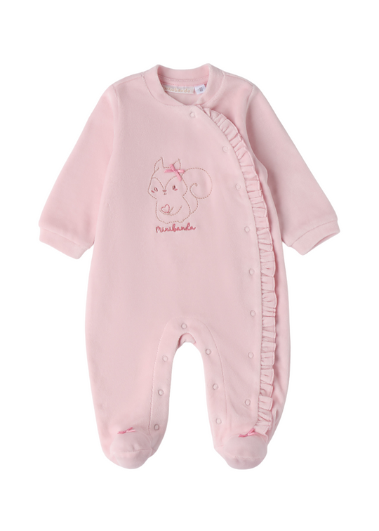 Long Pink Jumpsuit with Squirrel 3.F756/00 Minibanda