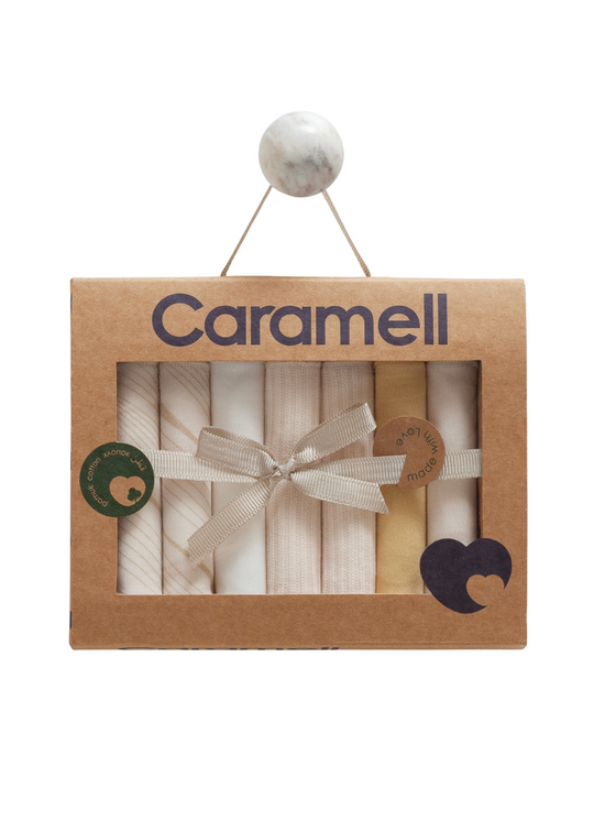 Set 7 Batiste din Bumbac Bej MND1842 Mell Sweet Bbay