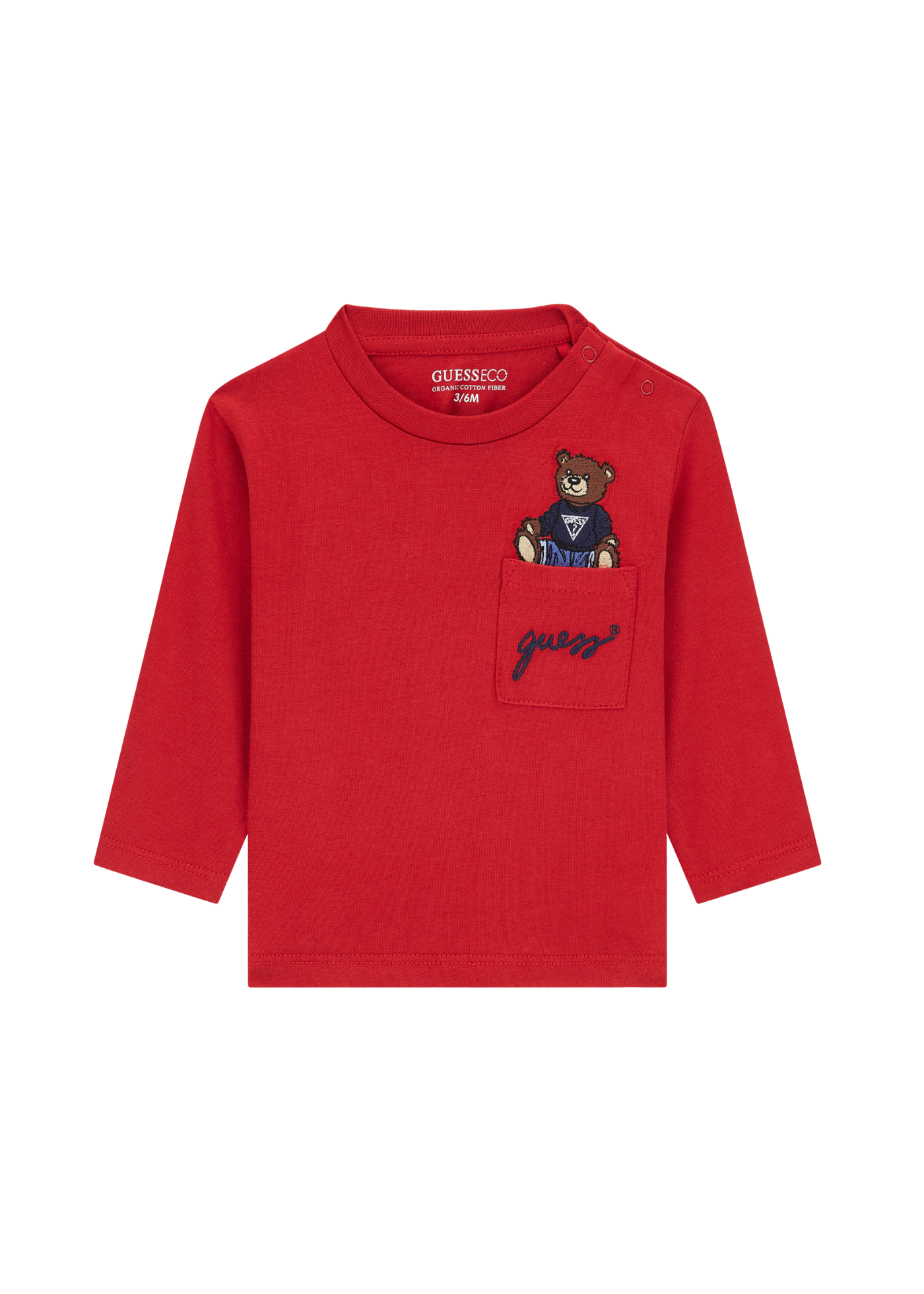 Bluza Rosie cu Maneca Lunga cu Urs pe Piept I4BI00 I3Z14 G532 Guess