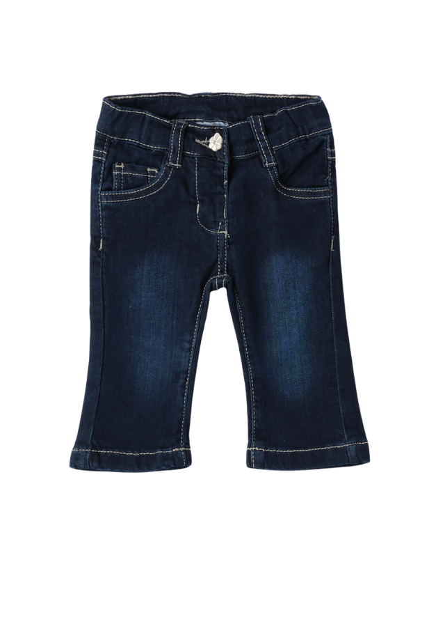 Pantaloni Lungi Denim Evazati Albastru Inchis 0A3721.00 col 7750 Minibanda