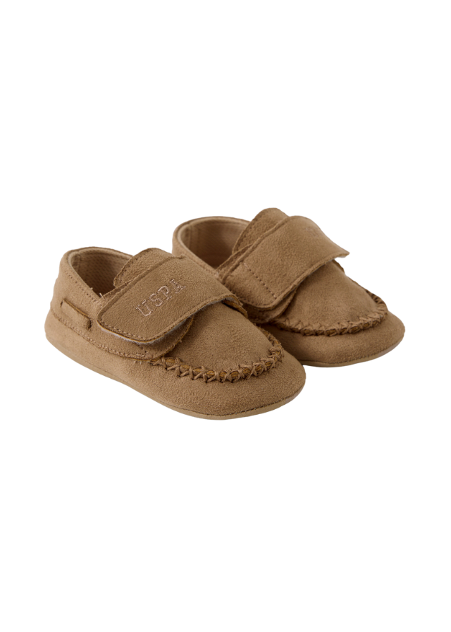 Mocasini Camel cu Velcro USB2166 V1 Us Polo Assn