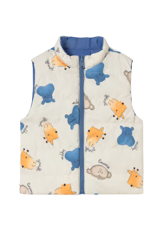 Vesta Reversibila din Fas Albastru cu Bej 1313 Mayoral