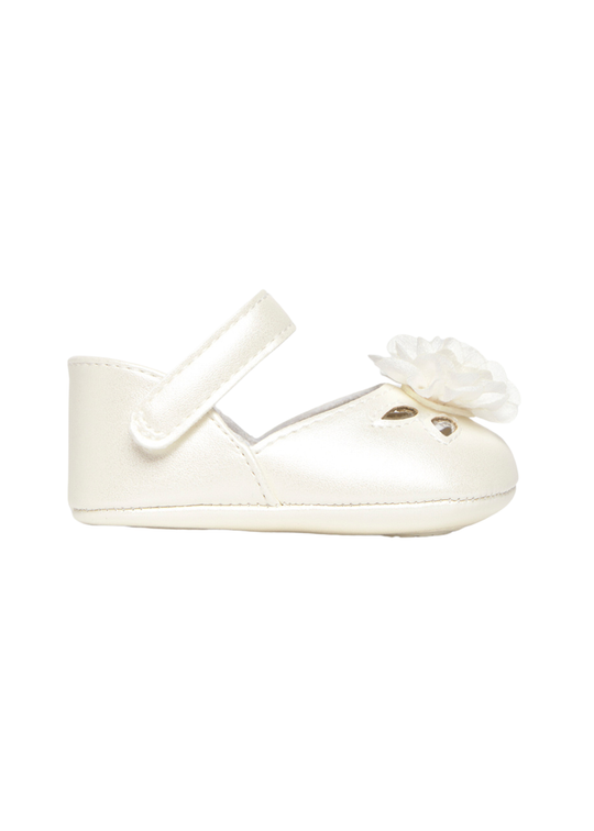 Balerini Albi cu Floare 9091 Mayoral