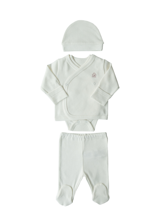 Premature Set 4 Pieces Organic Cotton Cream S42289 KitiKate