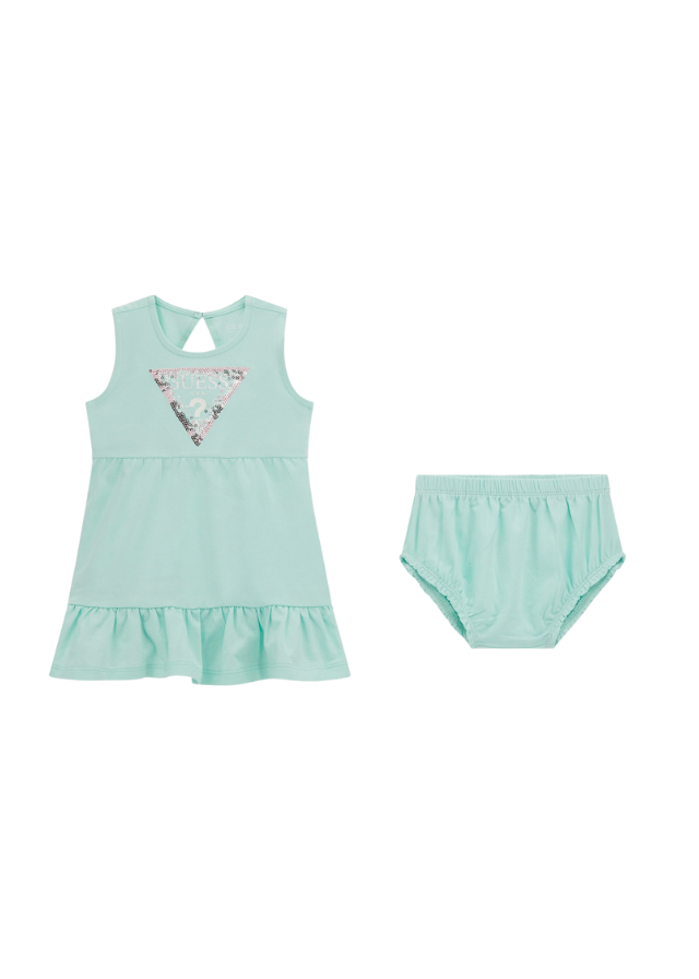 Rochie Verde Menta Fara Maneci cu Chilotel A5GK06 K6YW4 G7EK Guess