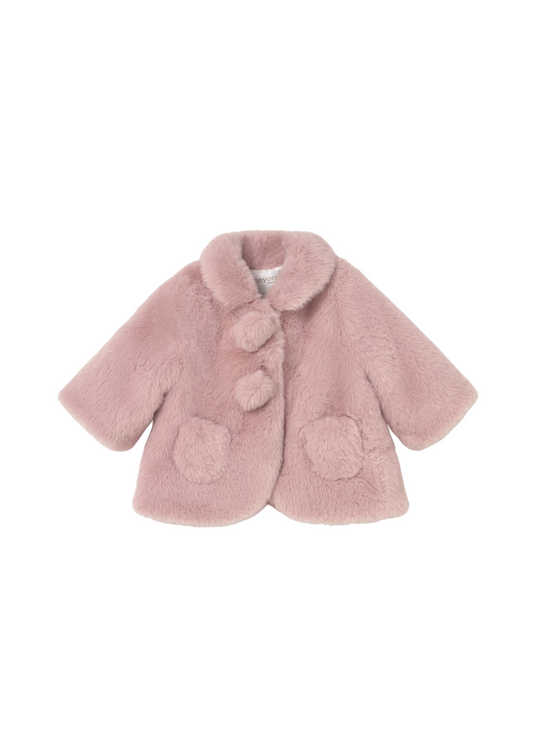 Palton Blana Roz Pudra 2402 Mayoral