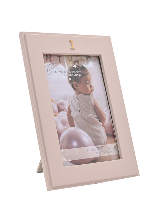 Pink Photo Frame 1st Birthday BM326 Bambino by Juliana