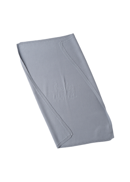 Blue Knitted Plaid 4.F951/00 iDO