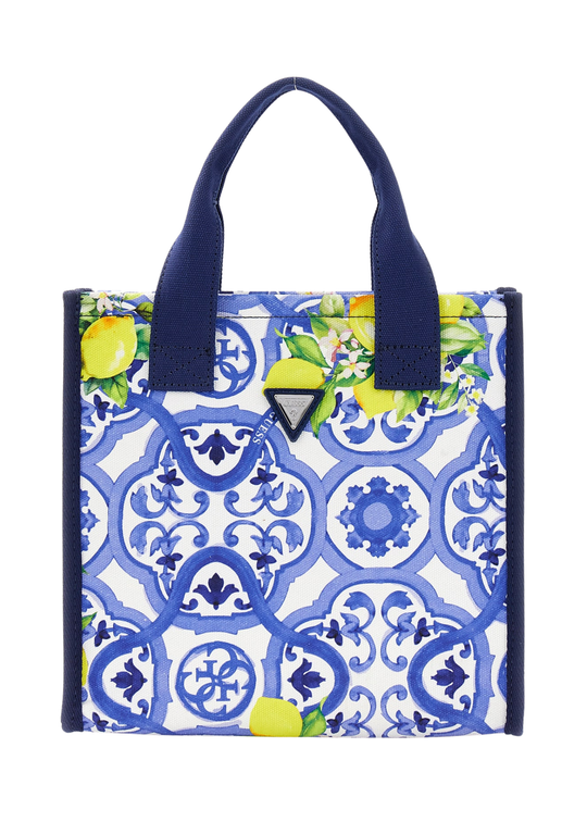 Geanta de Plaja Imprimeu Albastru J6GZ23 WO760 P7YG Guess