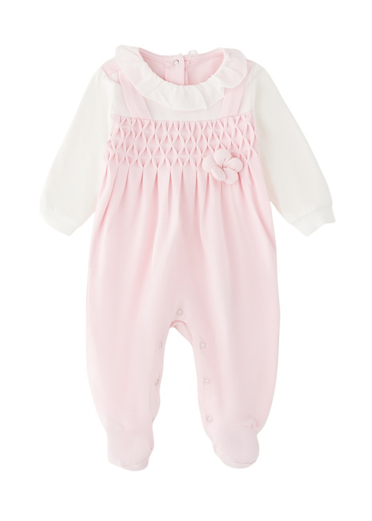 Salopeta Lunga Roz cu Maneci Crem 4.G119/00 iDO