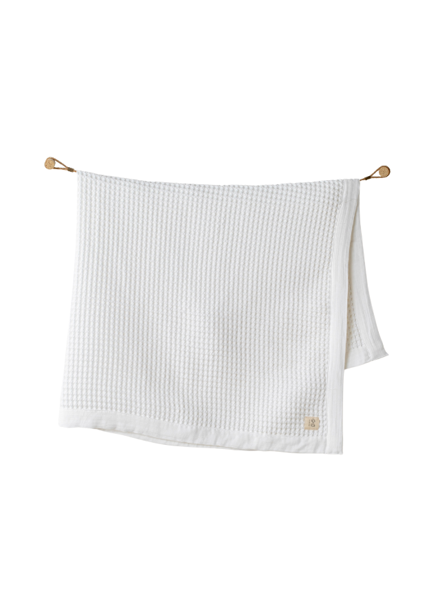 Pled Alb din Bumbac Gofrat AC24665 Andywawa