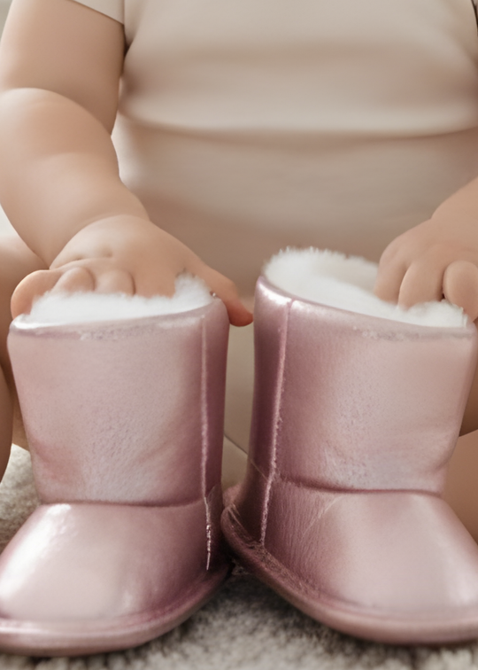 Cizme Roz cu Captusala din Blana 242748 Sinderella