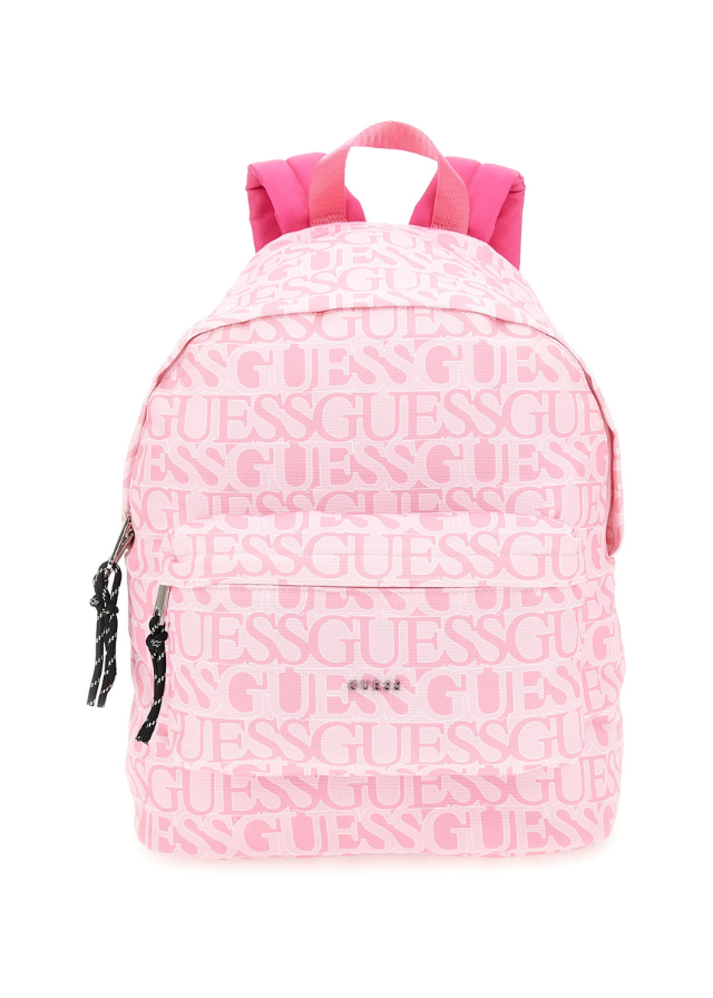 Ghiozdan Roz cu Print Logo H5YZ00 WGCS0 P61P Guess