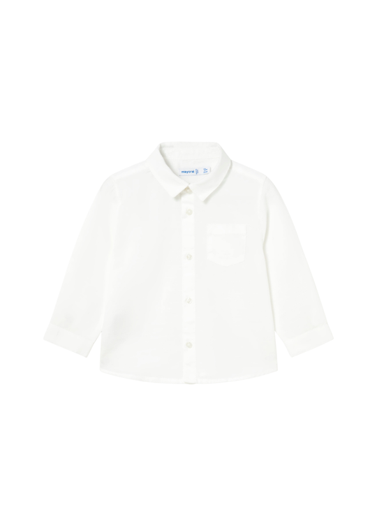 Camasa Maneca Lunga din In Alba 1118 Mayoral