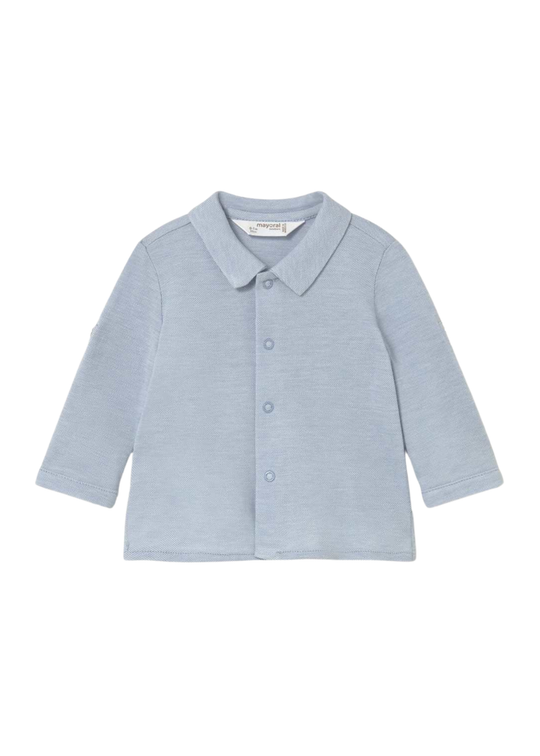 Camasa Maneca Lunga Bleu Moale cu Capse 1103 Mayoral