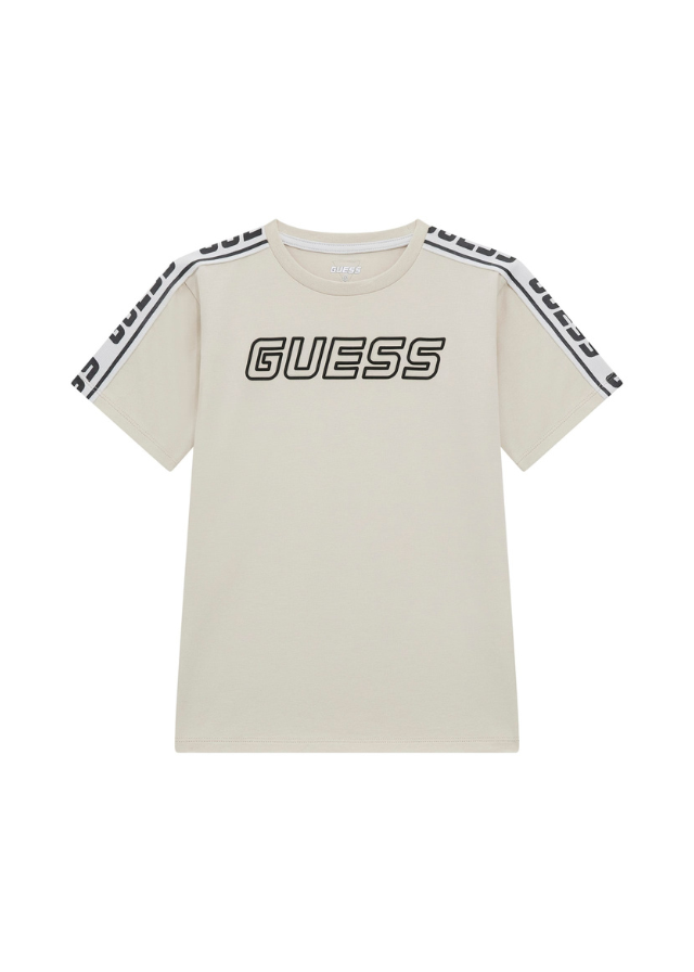 Tricou Crem cu Maneca Scurta L4YI50 J1314 G9D0 Guess
