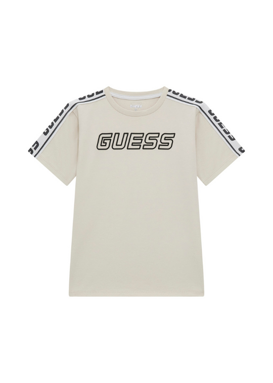 Cream Short Sleeve T-Shirt L4YI50 J1314 G9D0 Guess
