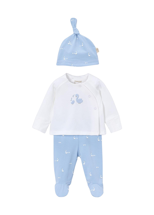 Set 3 Piese Bleu cu Gasca 1506 Mayoral