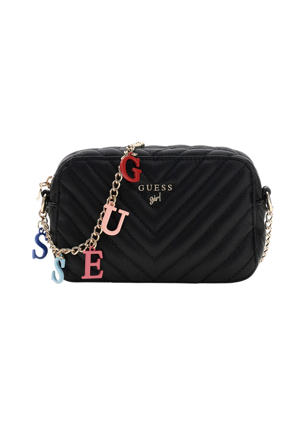 Geanta Neagra Dreptunghiulara cu Lant J4GZ23 WFZL0 JBLK Guess
