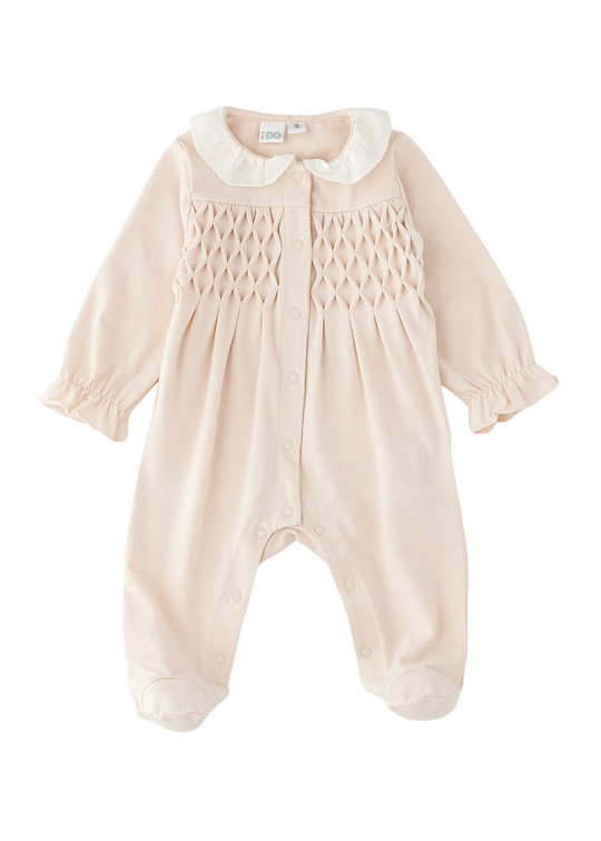 Salopeta Lunga Bej cu Guler 4.G122/00 iDO