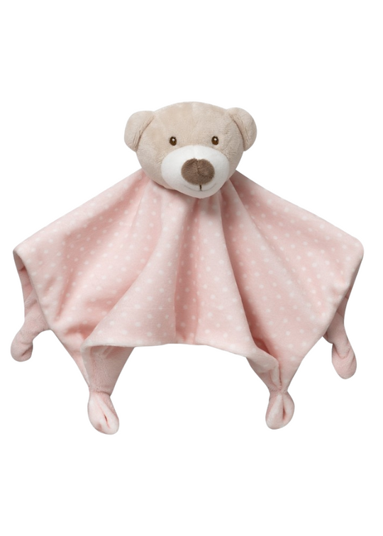 Pink Teddy bear handkerchief toy OSI02-02 Don Algodon