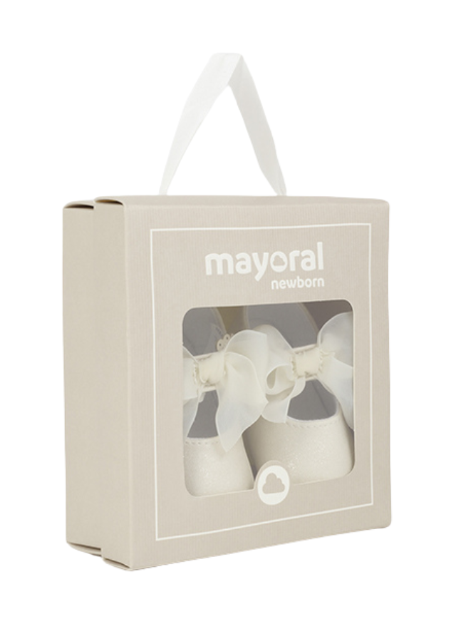 Balerini Crem cu Funda Organza 9791 col 76 Mayoral