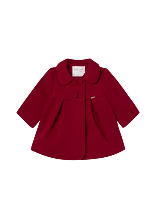 Palton Stofa Rosu cu 4 Nasturi 2406 Mayoral