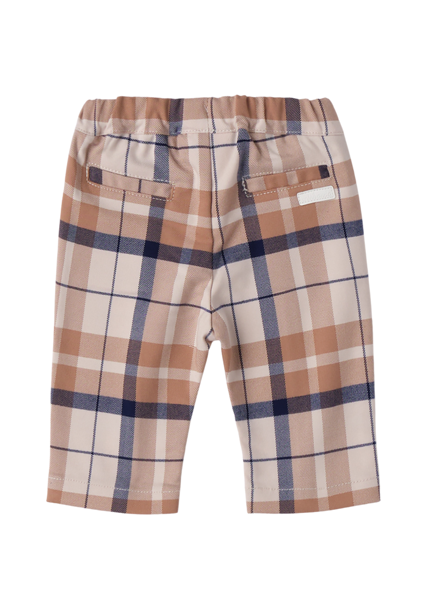Pantaloni Lungi Carouri Bej cu Bleumarin si Maro 3.F681/00 Minibanda