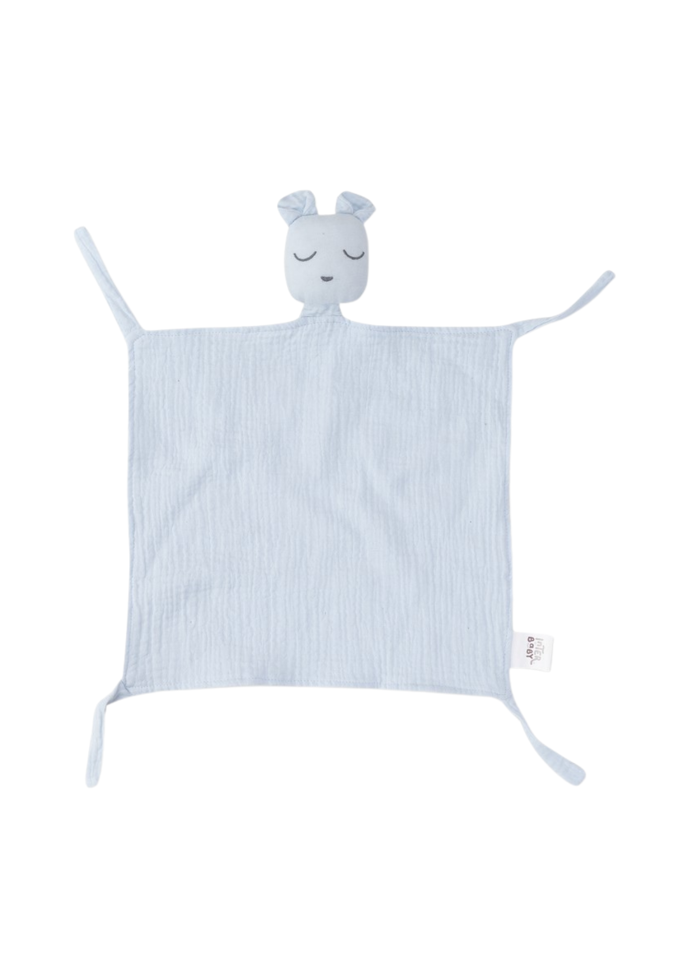 Set Jucarie, Batista, Bandana, Jucarie Dentitie Bleu SET41-73 Don Algodon