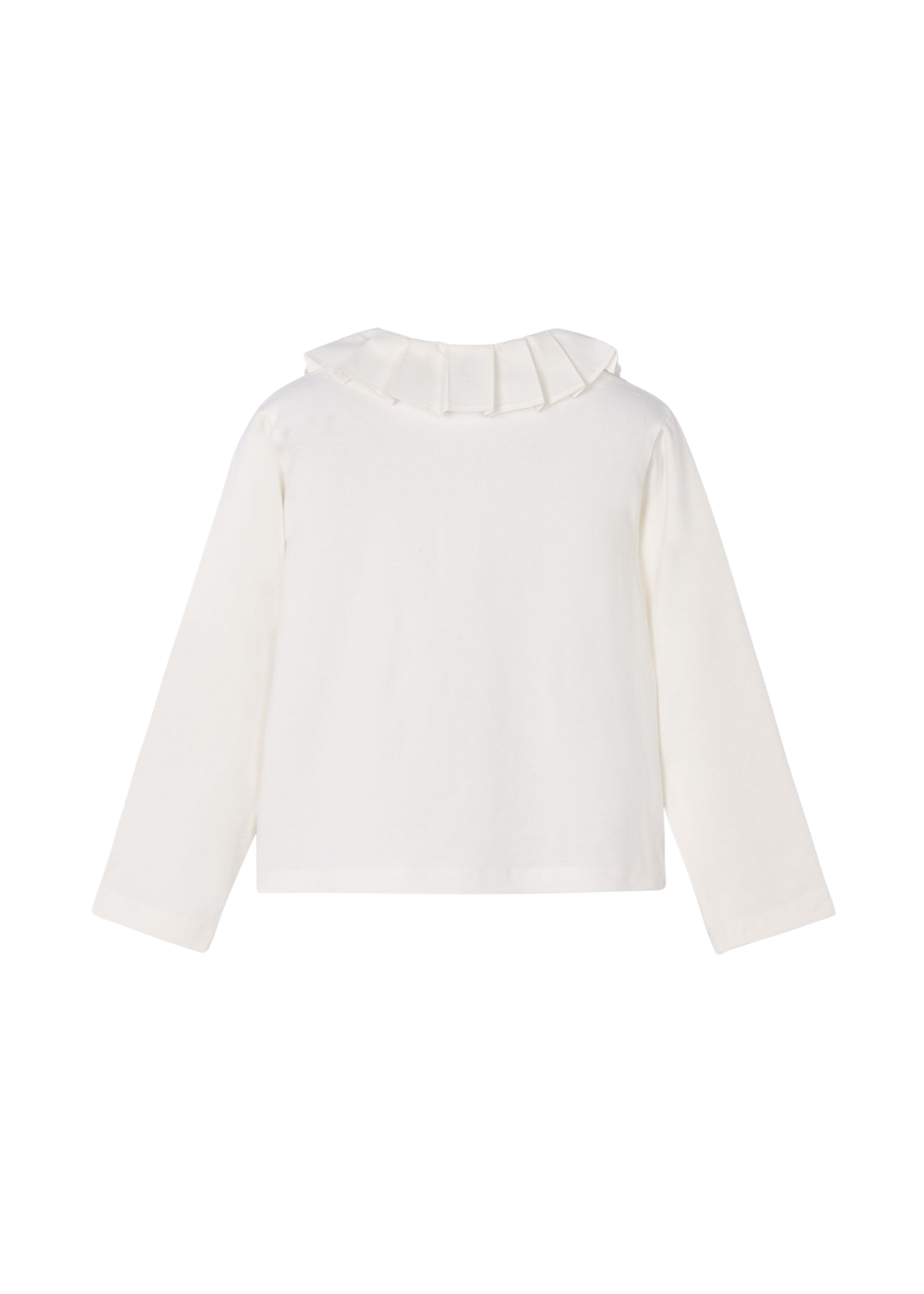 Bluza Ivory cu Maneca Lunga cu Guler Pliseuri 131 Mayoral