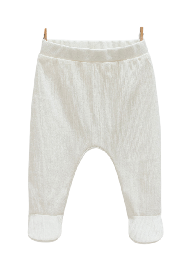 Set 3 Piese Crem Body cu Oite Pantaloni si Fes Mini Lamb BPS1823 Mell Sweet Baby