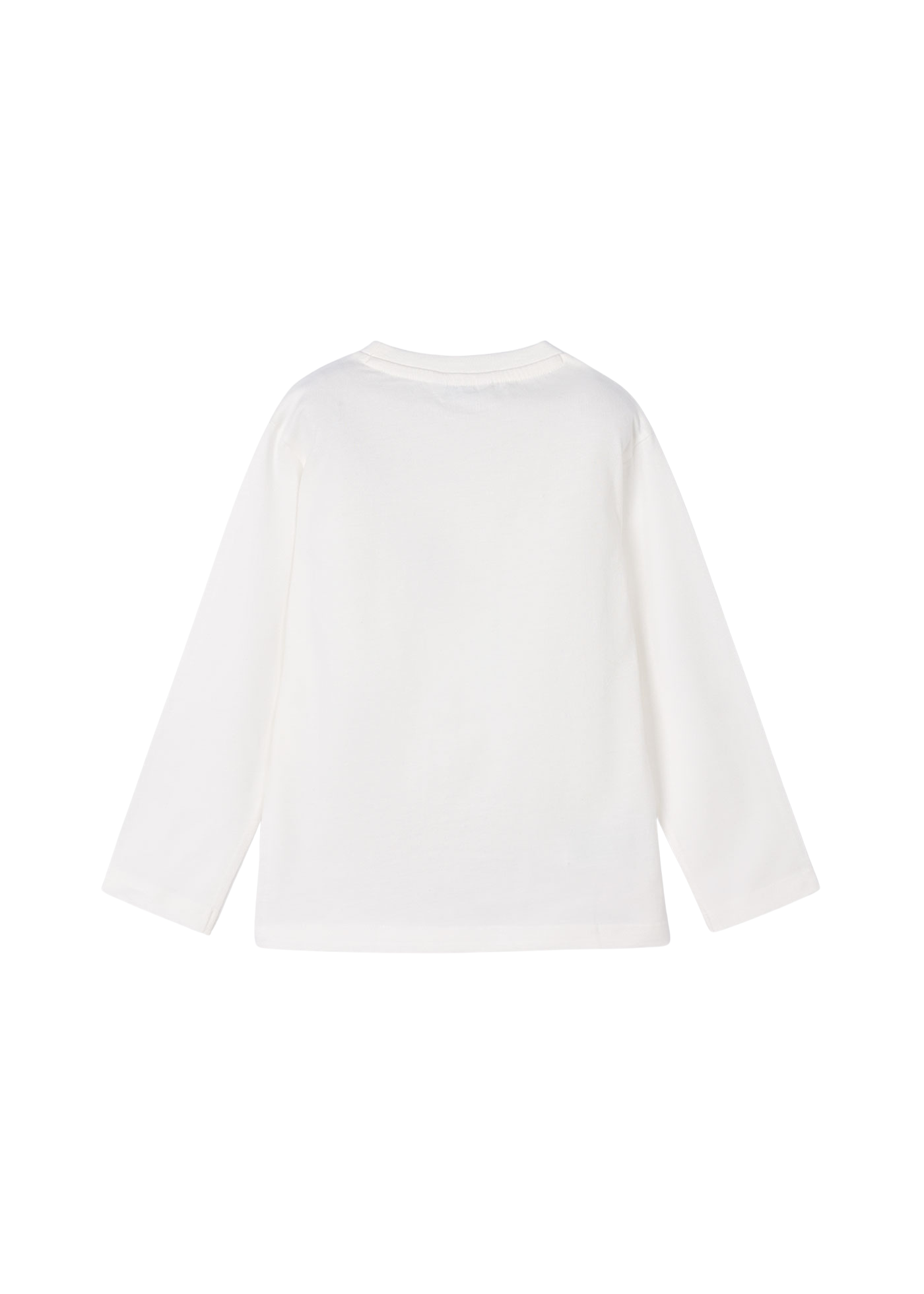 Bluza Alba cu Maneca Lunga cu Dinozaur 4089 Mayoral
