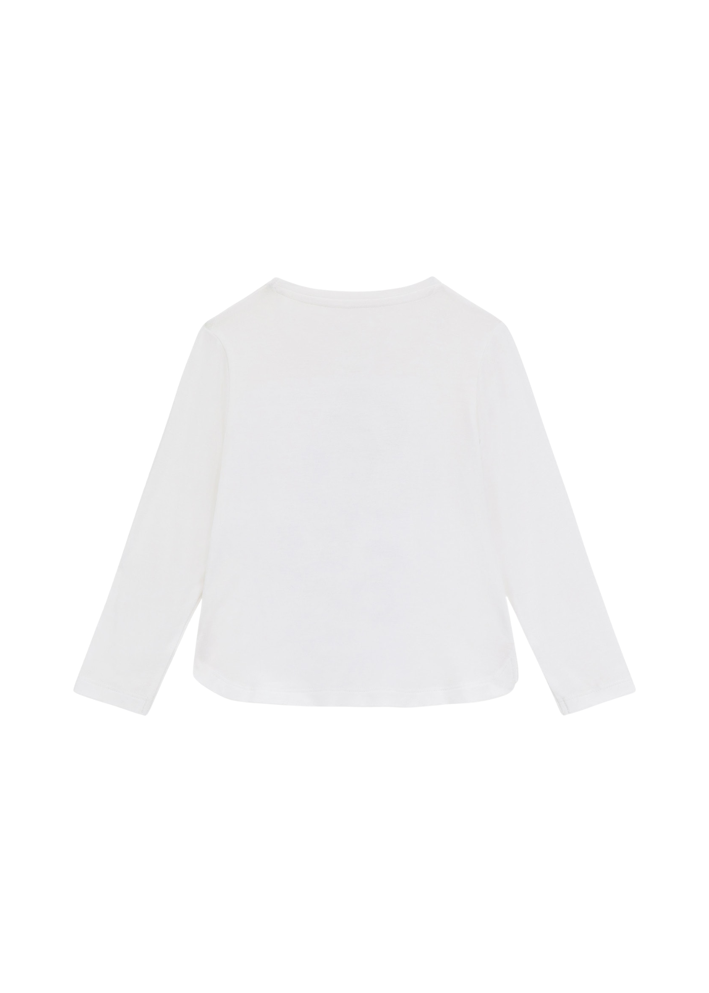 Bluza Alba cu Maneca Lunga cu Logo din Paiete K5YI26 KAPO0 G011 Guess