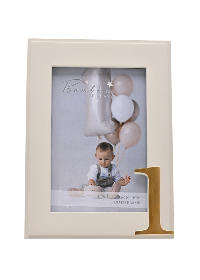 Rama Foto Crem 1st Birthday BM328 Bambino by Juliana
