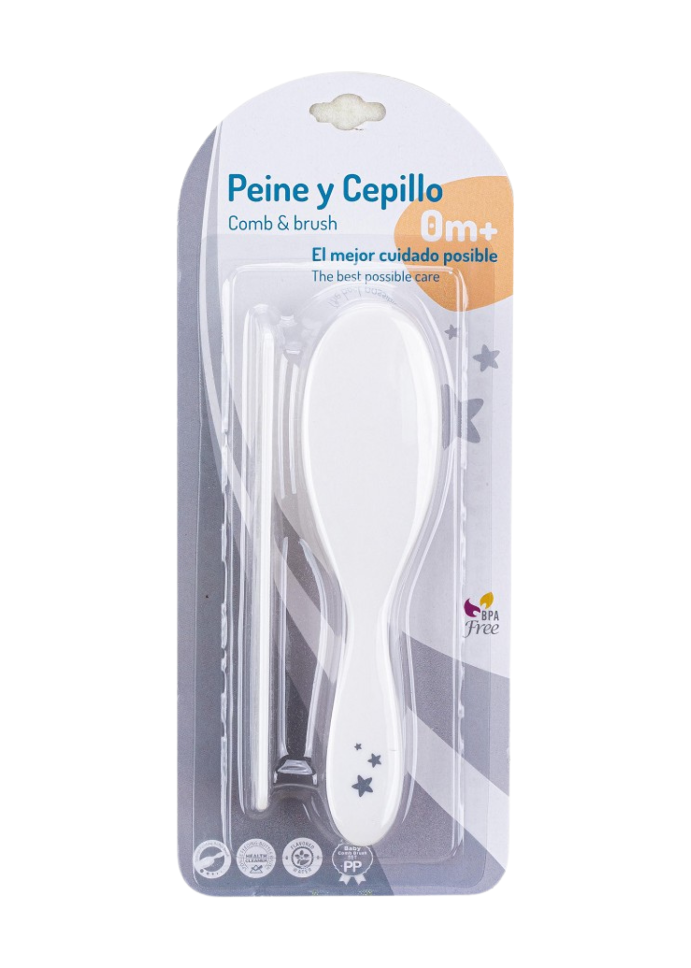 Prosop cu Capison 100x100 cm Alb-Gri cu Ursulet P1177-18 InterBaby