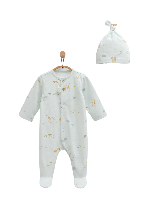 Set 4 Piese Bleu Safari Time ZE1361 Mell Sweet Baby