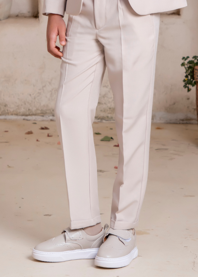 Costum Ceremonie 5 Piese Bej 20254 Little Gentleman