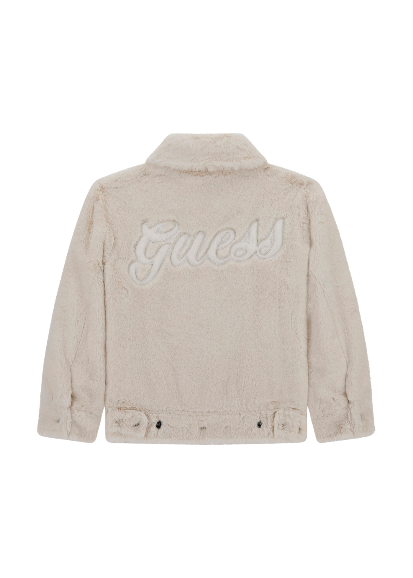 Geaca din Blana Crem J5YL18 K8BV0 G012 Guess