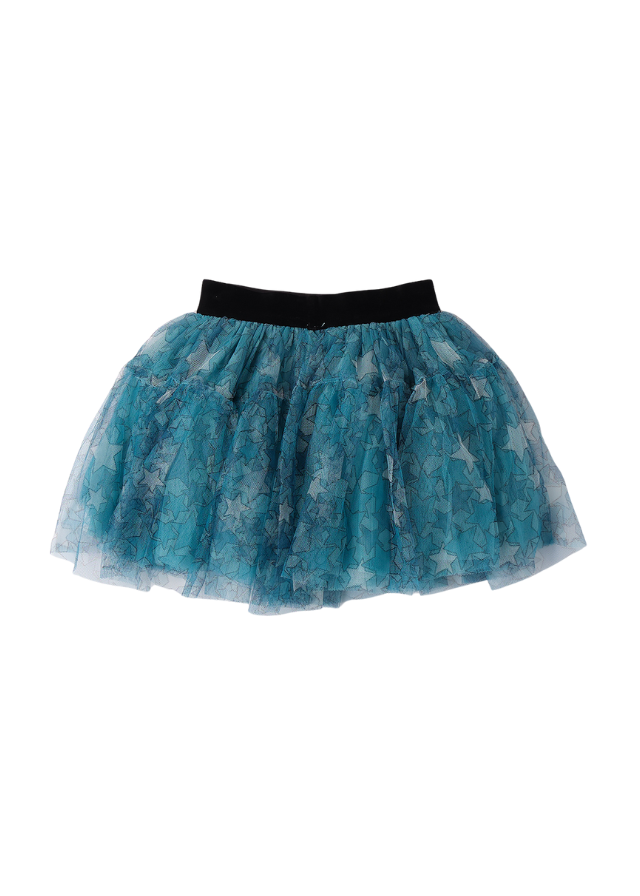 Fusta din Tulle Turquoise 4.A624.00 iDO