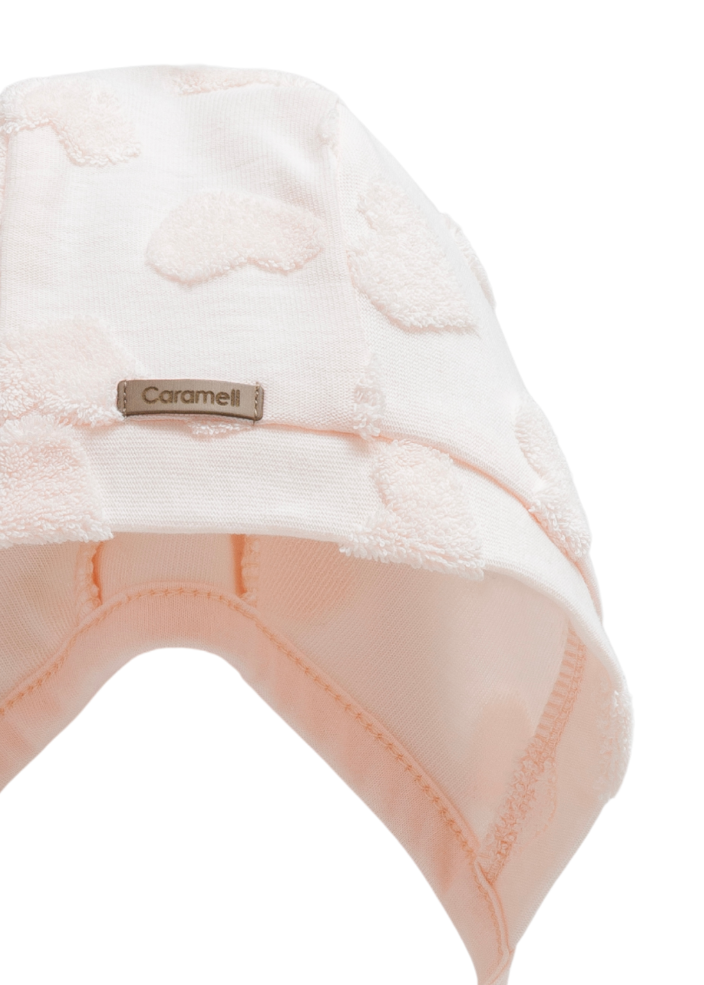 Caciula din Bumbac cu Norisori Roz SPK2014 Mell Sweet Baby