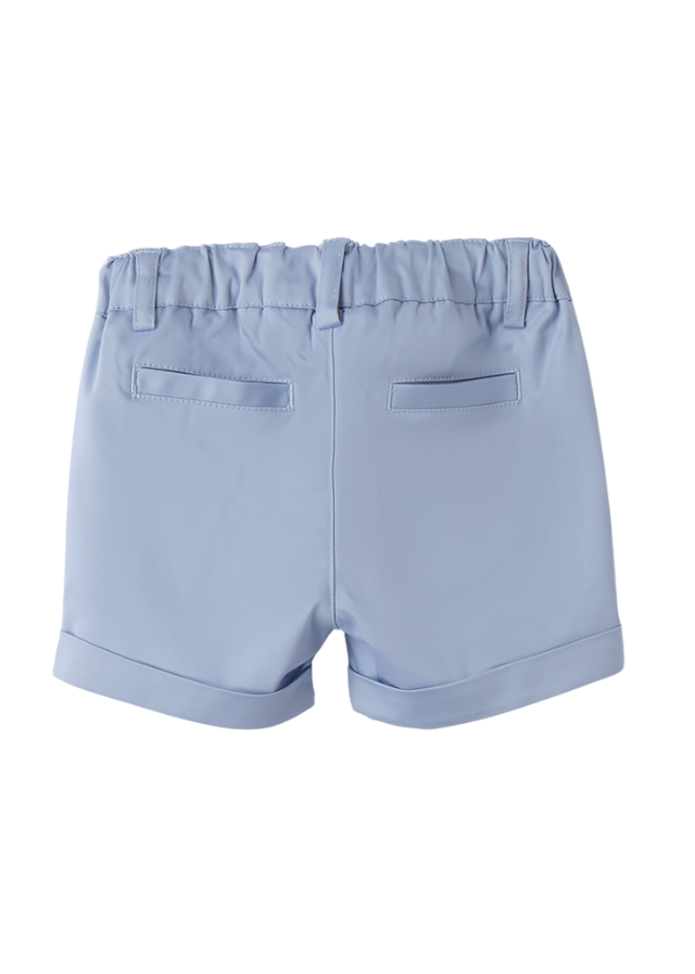 Pantaloni Scurti Bleu din Bumbac Satinat 3.B617/00 Minibanda