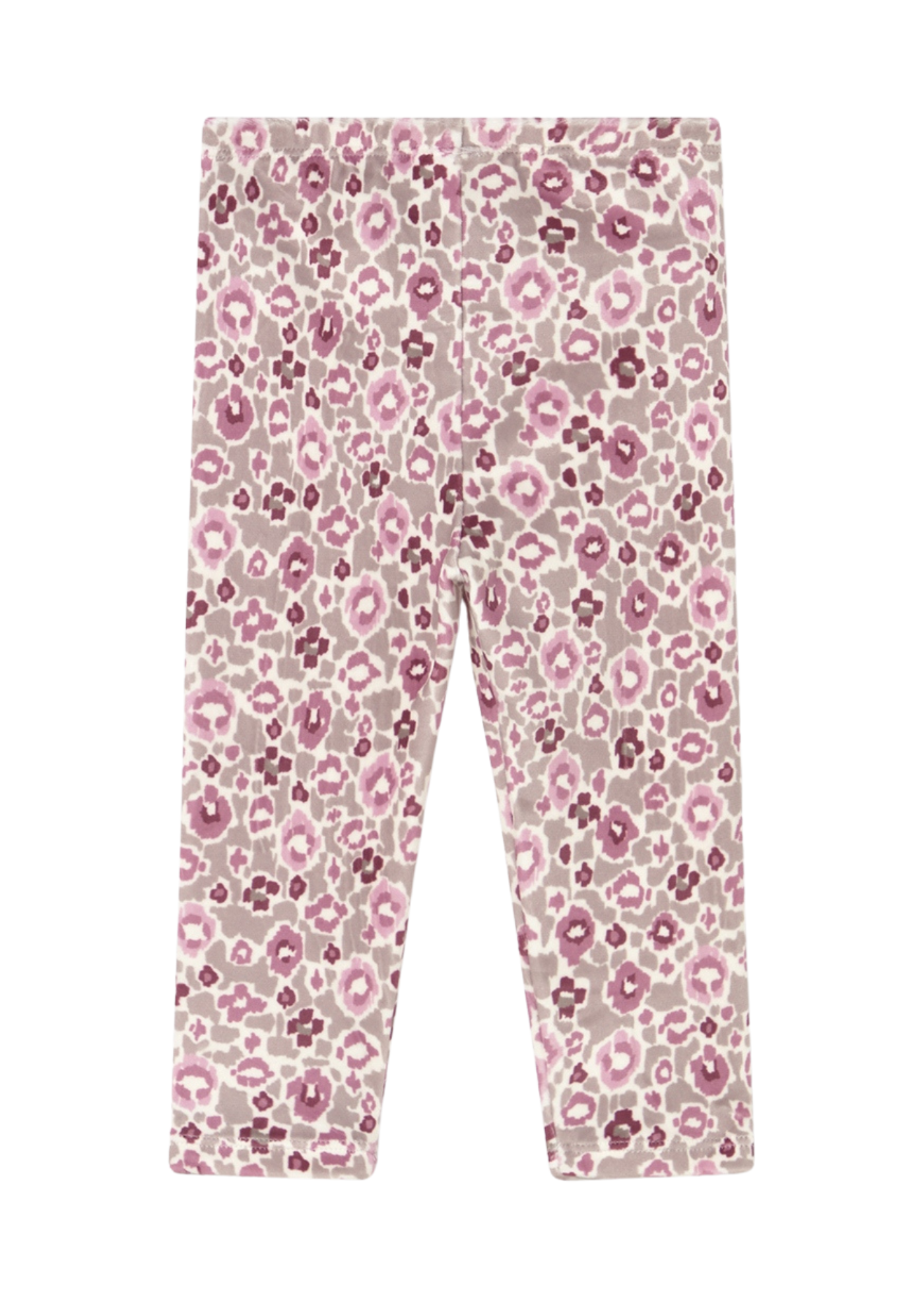 Set 3 Piese Vesta din Blana Bej Bluza si Pantaloni Bej cu Imprimeu Mov 2739 Mayoral